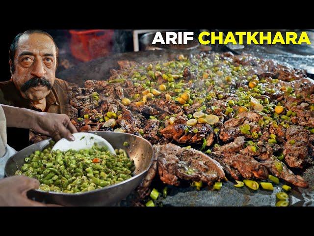 Tawa Chicken of Lahore | Famous Arif Chatkhara | Lemon Chilli ka Spicy Tadka | Pakistan Street Food