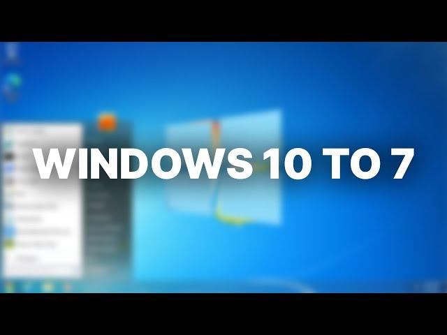 THIS is Windows 10? - Windows 10 to 7 Installation and Overview