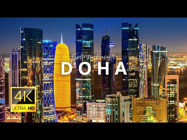 Doha, Qatar  in 4K ULTRA HD 60FPS video by Drone