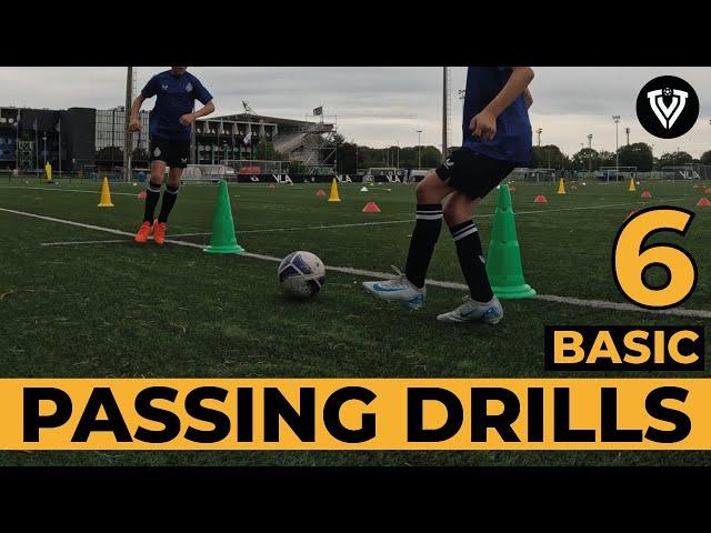 6 Basic Passing Drills | Soccer Drills | Football Exercises