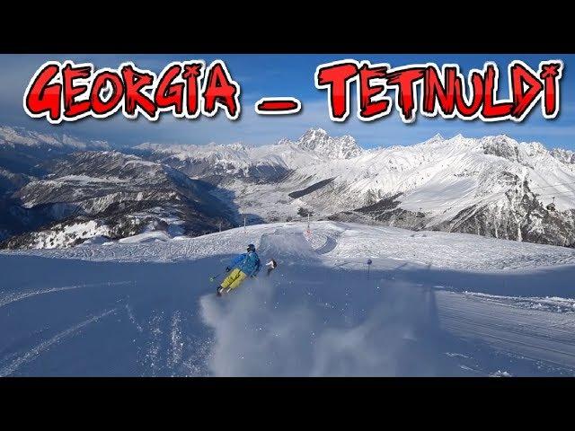 Georgia Svaneti - a new ski resort Tetnuldi, 1/2 ski piste