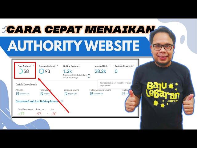  CARA CEPAT MENAIKAN DA PA BLOG (DOMAIN AUTHORITY) WEBSITE DENGAN MODAL MINIM - SIMAK SAMPAI HABIS