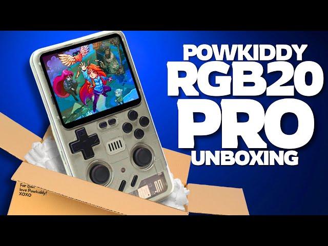 PowKiddy RGB20 Pro Unboxing & Impressions (A CYBERPUNKY RK3566)