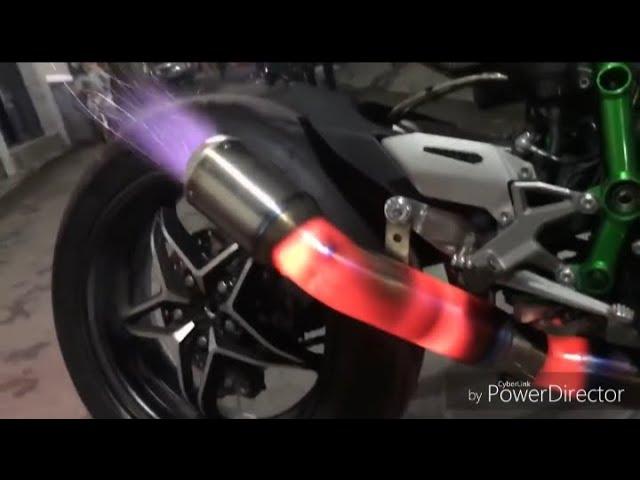 Kawasaki Ninja H2 Super Backfire super sport bike 