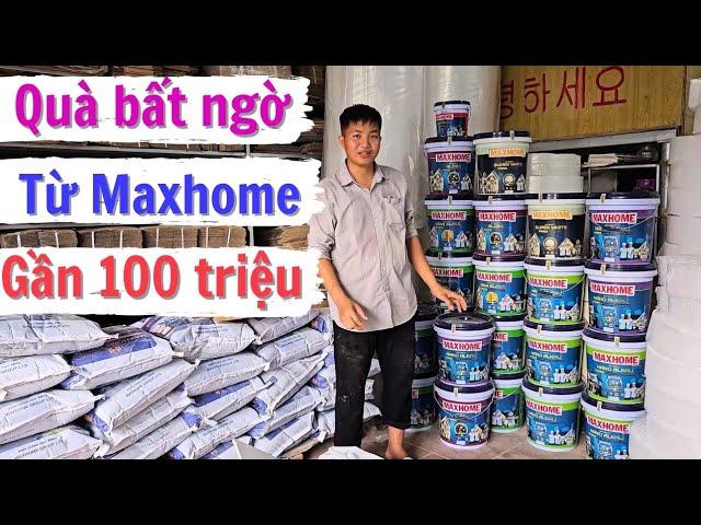 Món Quà Đầy Bất Ngờ Gần 100 Triệu - Cảm Ơn Maxhome