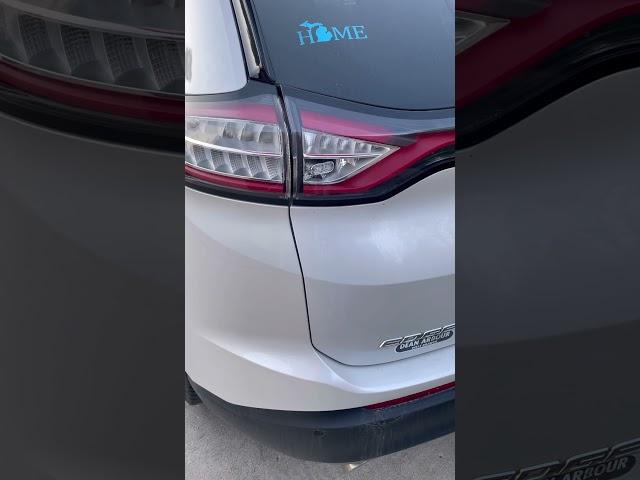 Ford Edge rear taillight fog/condensation problem fixed in 2 min!!