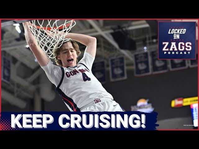 Gonzaga BLASTS UMass-Lowell as deep bench balls out! | Zags vs SDSU: A budding college hoops rivalry