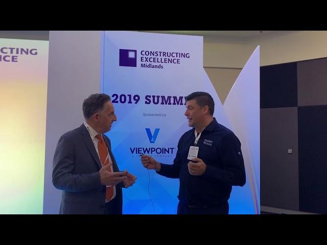 Simon Rawlinson, of the Construction Leadership Council at Constructing Excellence Summit 2019