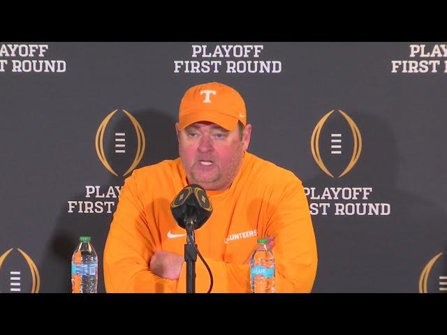 Tennessee head coach Josh Heupel media availability after CFB Playoff loss to Ohio State