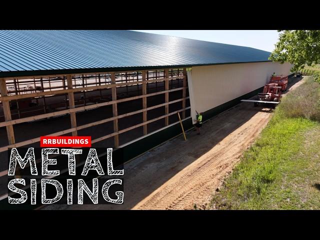 Installing Metal Siding on the BIGGEST Building