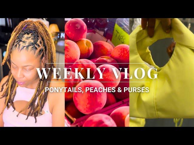 My Hair Transformation + Target Purse Shopping + Peach Jam Festival