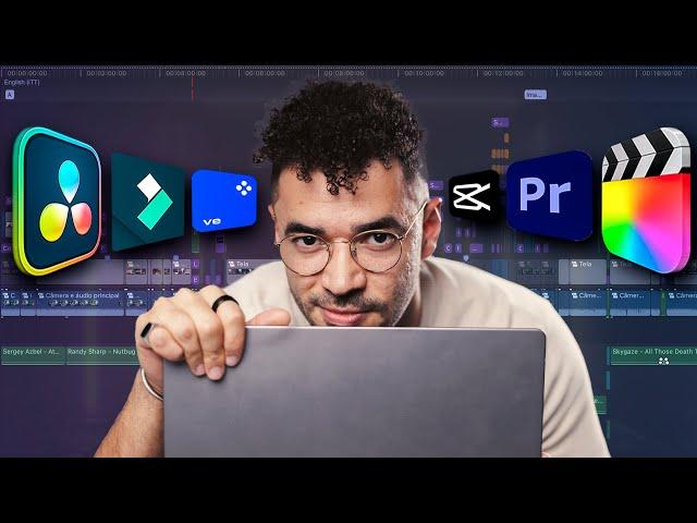 TOP 6 EDITORES de VÍDEOs para Iniciante, Intermediário e Avançado