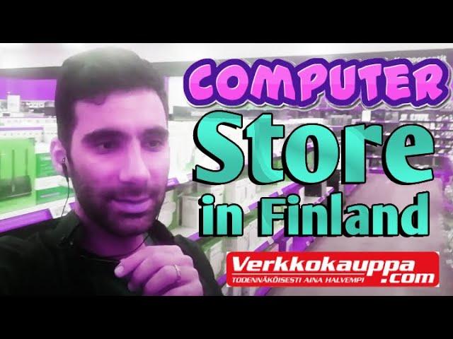 My journey to a famous chain electronic stores in Finland