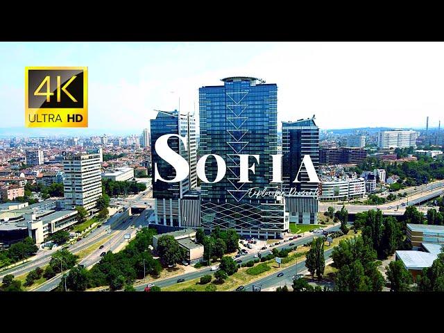 Sofia, Bulgaria  in 4K ULTRA HD 60FPS Video by Drone