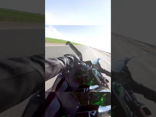 H2 crashes hard #shorts #ninjah2 #kawasaki #h2 #crash #motorcycle #bikelife