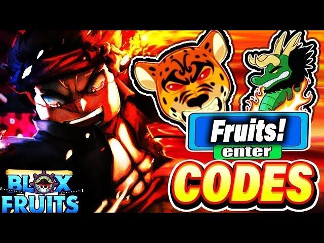 BLOX FRUITS CODES THAT GIVE YOU FREE FRUITS!in roblox blox fruit game 2024