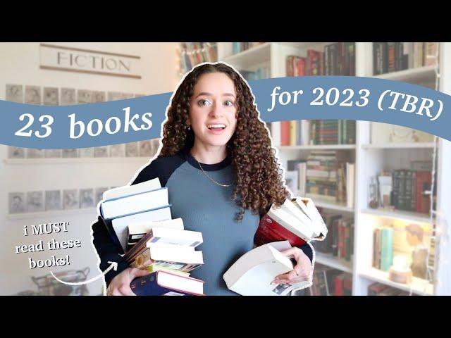 Picking 23 books i MUST read in 2023...no more procrastinating!