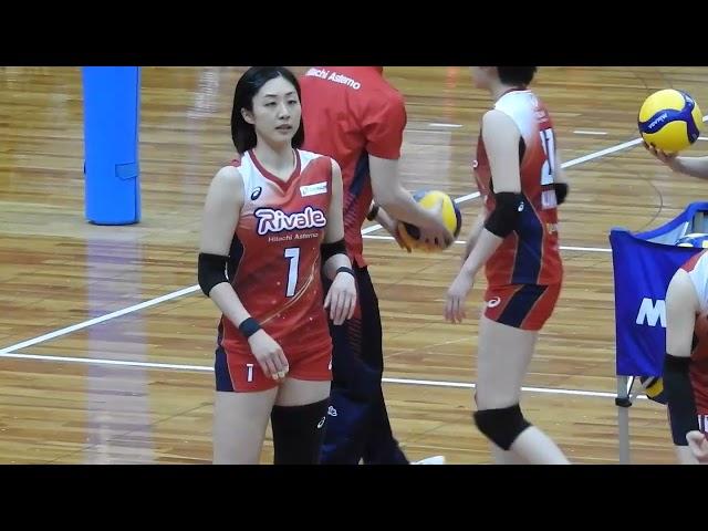 Japanese women's volleyball V League Hitachi Astemo Rivale uniform number 1 Ruriko Uesaka