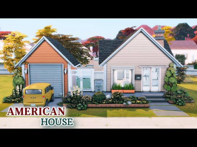 Американский дом Симс 4  American home Sims 4