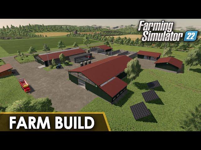 FS22 Cattle Farm Build On Haut-Beyleron Timelapse - Farming Simulator 22 Timelapse Build