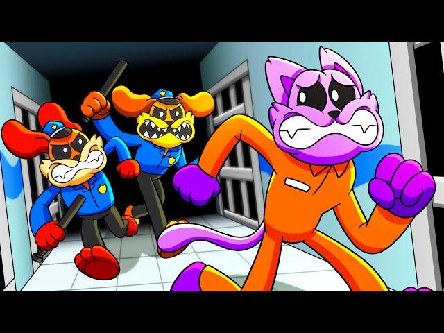 CATNAP GOES TO JAIL?! (Cartoon Animation)