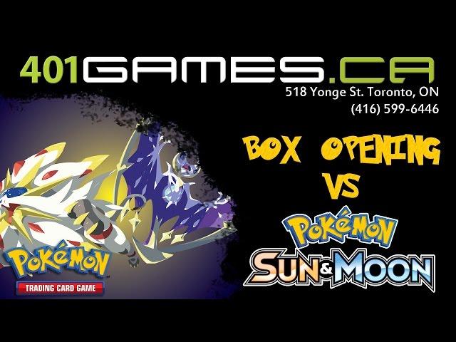 Pokemon Sun & Moon Box Opening Battle - 401 Games