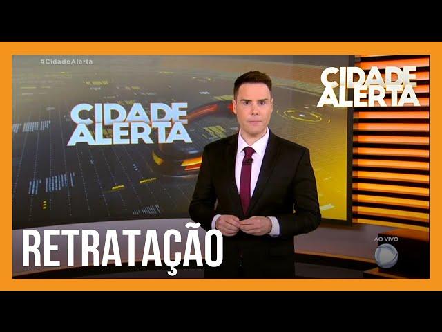 Cidade Alerta faz retratação sobre reportagem do caso da dentista Bruna