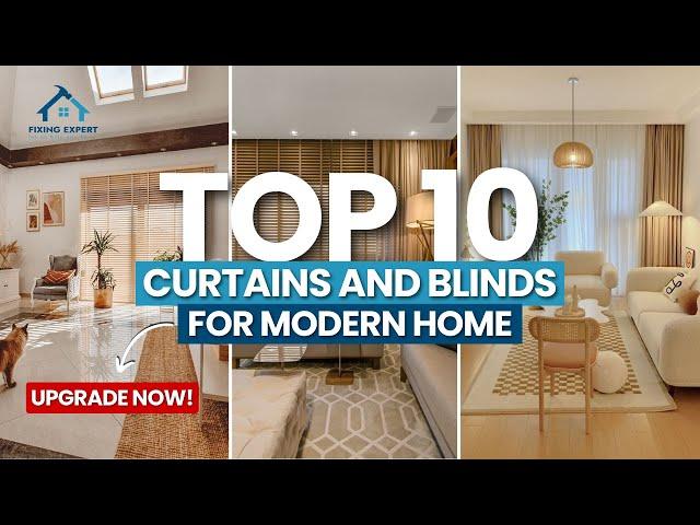 What's HOT in 2025 Home Decor? Top 10 Curtain and Blinds Trends!