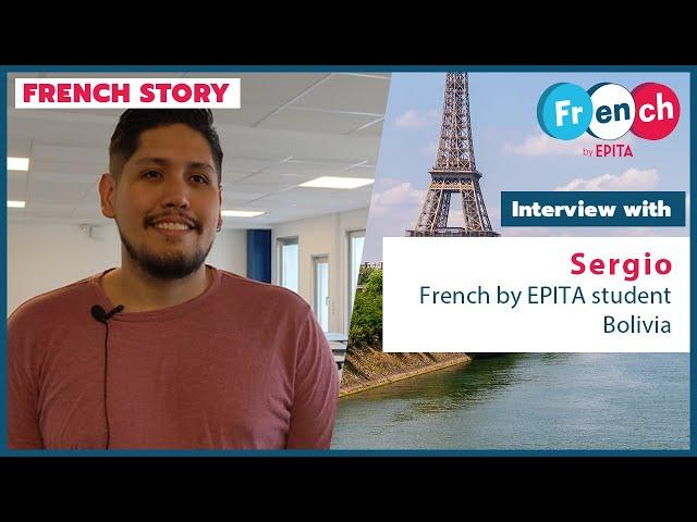 French story of Sergio, French by EPITA student from Bolivia