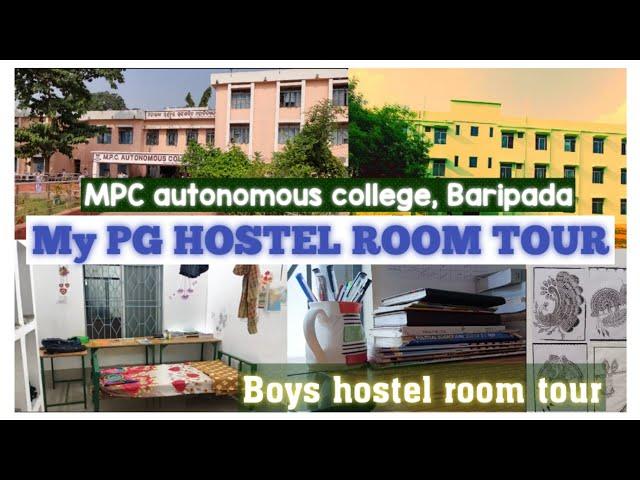 MPC 400Seated boys Hostel Room Tour//MPC AUTONOMOUS COLLEGE//BARIPADA boys Hostel ROOM TOUR