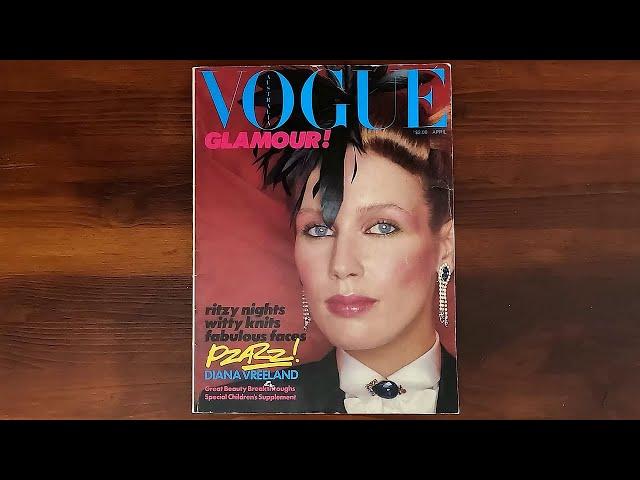 Australian Vogue April 1979 Glamour Issue, Diana Vreeland | ASMR Magazine Flip Through