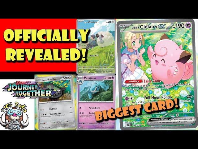 BIG New Cards Officially Revealed from Journey Together! Lillie's Clefairy! (Pokémon TCG News)