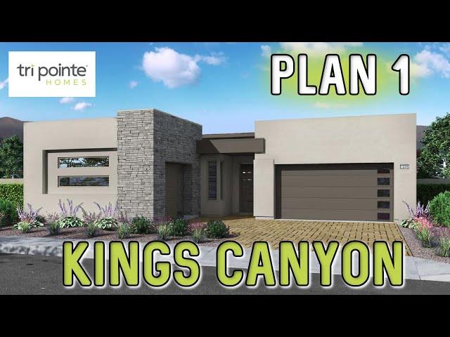 Single Story Modern Homes for Sale - Summerlin Kings Canyon Tri Pointe Homes Plan 1 - $735k+