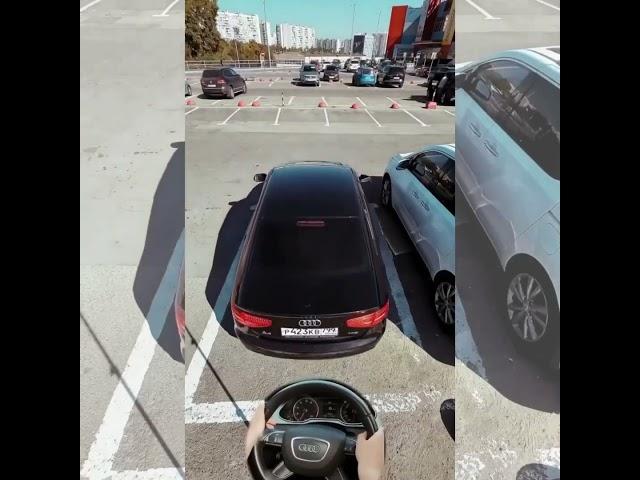 как припарковаться между машин