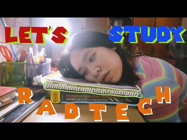 Usapang Radtech | tips + study w/ me