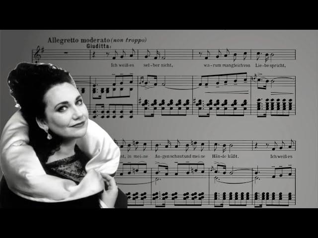 "Meine Lippen, sie küssen so heiß…" from "Giuditta" - Fr. Lehár - Cheryl Studer - Sheet music