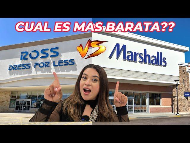 Ross Dress For Less VS Marshalls ¿Cual Es La Tienda Mas BARATA De Estados Unidos ?