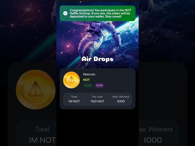 Drop Hunter - Успей Забрать #airdrop  #drophunter #p2e  #cryptogame #bitcoin #notcoin