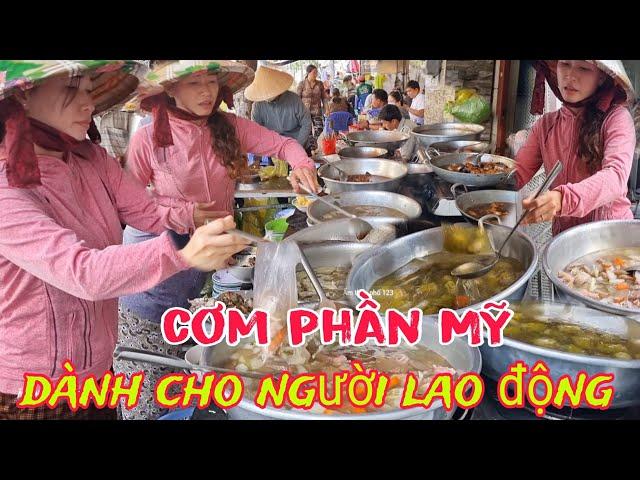 Bất ngờ trước quán cơm phần Mỹ dành cho người lao động nghèo ở miền tây