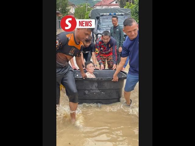 Flash floods displace residents amid relentless rain in Ipoh