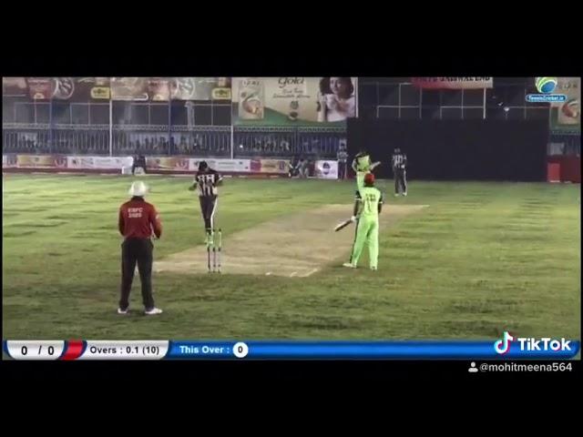 Mohit Meena bowling
