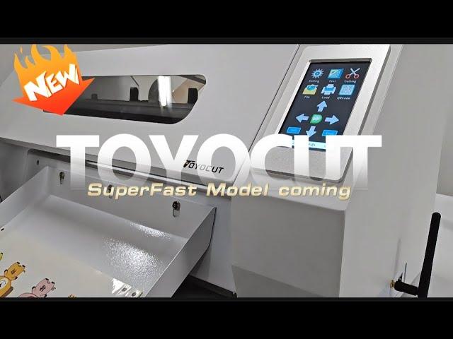 New Toyocut SuperFast Auto Feeding Digital Sheet Label Cutter