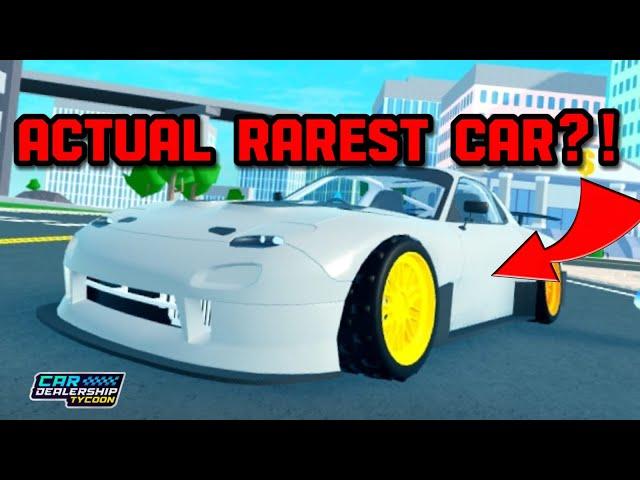 THIS IS THE ACTUAL RAREST CAR SPEC IN Car dealership tyoon?! | Mird CDT