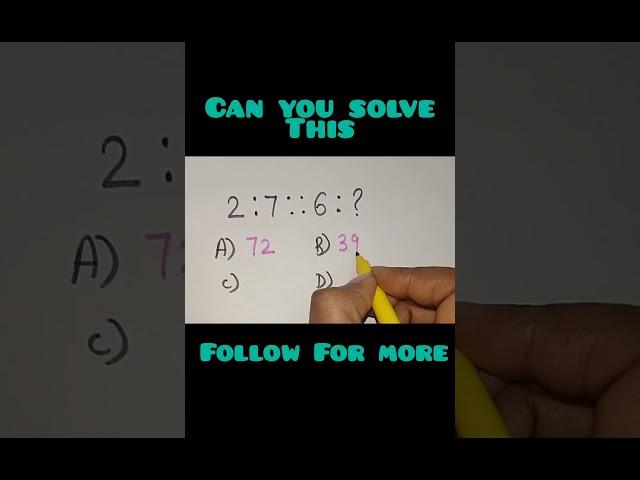 Can you solve this #sangeetadhaka #sangita #sangeeta #maths #mathematics