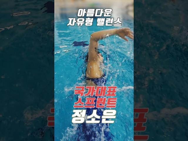 정소은 선수의 멋진 자유형 잘 기억하기