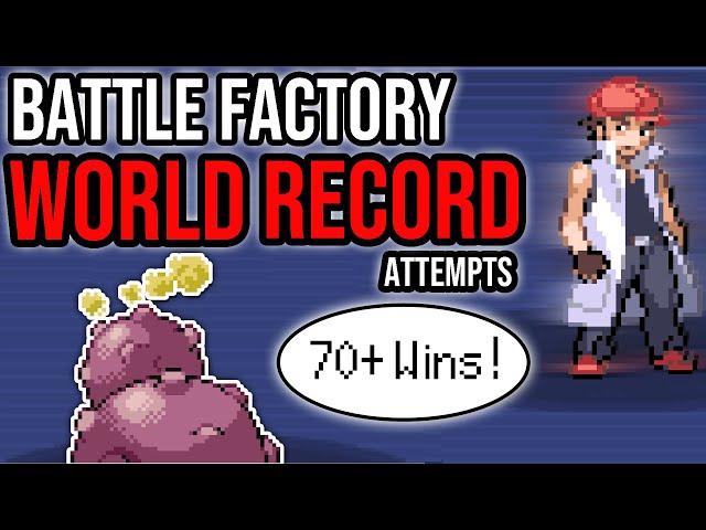 ROUND 11? Battle Factory WORLD RECORD Attempts! | Pokemon Emerald