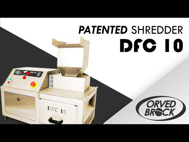 Meat and chicken shredder model DFC 10 - Orved Brock