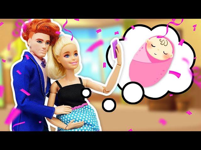 Neues Spielzeug Video für Kinder mit Barbie | Magisches Schloss. Die Gender-Reveal-Party.