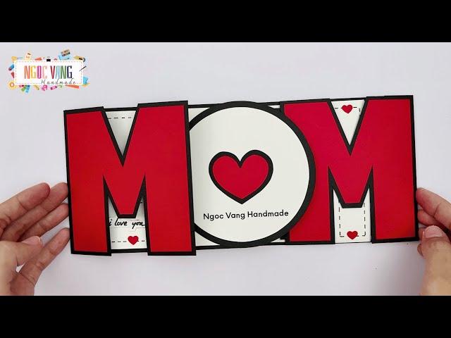 Scrapbook for MOM || Mother's day scrapbook ideas - NGOC VANG Handmade