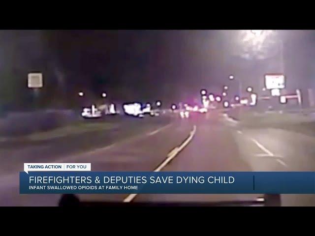 Deputies, firefighters save 10-month-old child who choked on possible drug paraphernalia